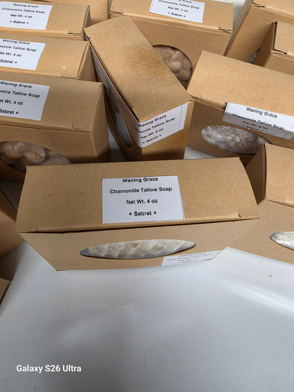 Sabret Waning Grace – Chamomile Tallow Soap