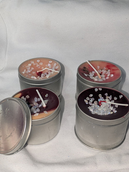 Cold Full Moon Maiden Candles – Limited Ritual Intention Set (4 of a Kind)